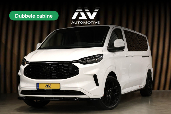 Ford Transit Custom 320 2.0 TDCI L2H1 Limited DC | Dubbel Cabine | ACC | Blind Spot | Navigatie | Camera | CarPlay | Lane Assist | Trekhaak | BPM VRIJ | Verlengde fabrieksgarantie tot 12-2029 | 5-Zitter