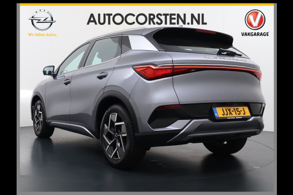 BYD ATTO 3 Comfort 60kWh Pano-dak Leer+Elektr.Verst. Warmtepomp Adaptieve Cruise 360°Camera Apple Carplay Android Auto Elektr.Achterklep De Verkeersbord detectie WiFi DAB Led Rijstrooksensor Keyless Smartphone Entry S.O.H. 96% Fabrieksgarantie tot 20-12-2028/150.000km Garantie op de LFP Accu tot 12-12-2030/200.000km €44.000,- Nieuw!