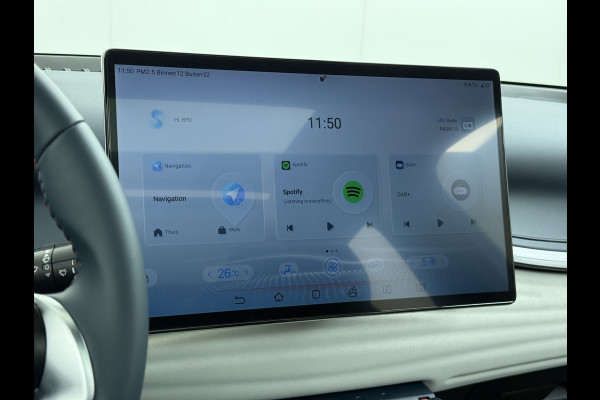 BYD ATTO 3 Comfort 60kWh Pano-dak Leer+Elektr.Verst. Warmtepomp Adaptieve Cruise 360°Camera Apple Carplay Android Auto Elektr.Achterklep De Verkeersbord detectie WiFi DAB Led Rijstrooksensor Keyless Smartphone Entry S.O.H. 96% Fabrieksgarantie tot 20-12-2028/150.000km Garantie op de LFP Accu tot 12-12-2030/200.000km €44.000,- Nieuw!
