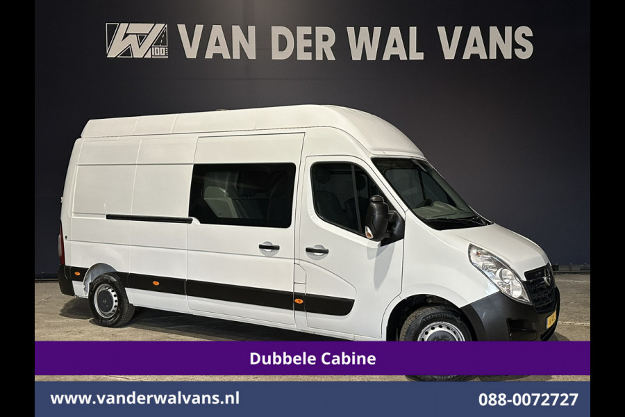 Opel Movano 2.3 CDTI 146pk L3H3 Dubbele Cabine Inrichting Euro6 Airco | 5-Zits | 2500kg Trekhaak Parkeersensoren, Cruisecontrol