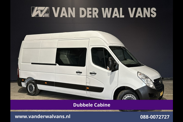 Opel Movano 2.3 CDTI 146pk L3H3 Dubbele Cabine Inrichting Euro6 Airco | 5-Zits | 2500kg Trekhaak Parkeersensoren, Cruisecontrol