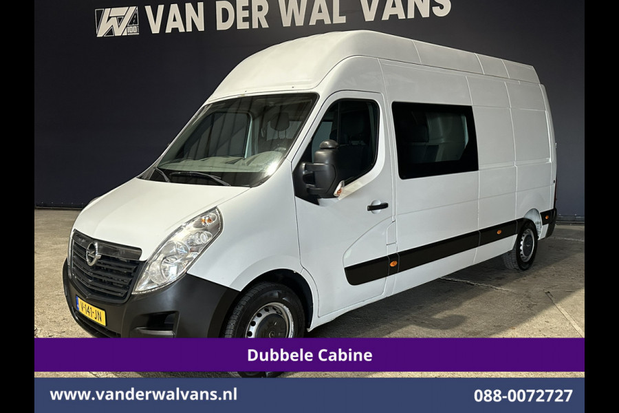 Opel Movano 2.3 CDTI 146pk L3H3 Dubbele Cabine Inrichting Euro6 Airco | 5-Zits | 2500kg Trekhaak Parkeersensoren, Cruisecontrol