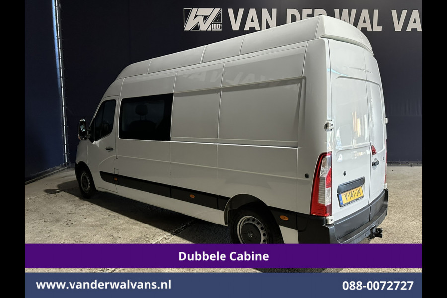 Opel Movano 2.3 CDTI 146pk L3H3 Dubbele Cabine Inrichting Euro6 Airco | 5-Zits | 2500kg Trekhaak Parkeersensoren, Cruisecontrol