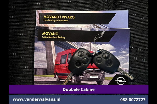 Opel Movano 2.3 CDTI 146pk L3H3 Dubbele Cabine Inrichting Euro6 Airco | 5-Zits | 2500kg Trekhaak Parkeersensoren, Cruisecontrol