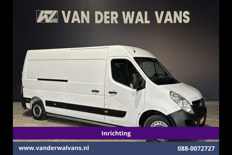 Opel Movano 2.3 CDTI L3H2 *Post NL inrichting* Euro6 Airco | Camera | Navigatie | Cruisecontrol Sidebars, Schappen, 270 graden achterdeuren, bijrijdersbank