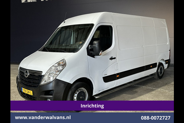 Opel Movano 2.3 CDTI L3H2 *Post NL inrichting* Euro6 Airco | Camera | Navigatie | Cruisecontrol Sidebars, Schappen, 270 graden achterdeuren, bijrijdersbank