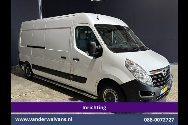 Opel Movano 2.3 CDTI L3H2 *Post NL inrichting* Euro6 Airco | Camera | Navigatie | Cruisecontrol Sidebars, Schappen, 270 graden achterdeuren, bijrijdersbank