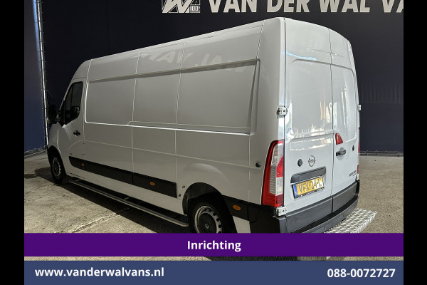 Opel Movano 2.3 CDTI L3H2 *Post NL inrichting* Euro6 Airco | Camera | Navigatie | Cruisecontrol Sidebars, Schappen, 270 graden achterdeuren, bijrijdersbank
