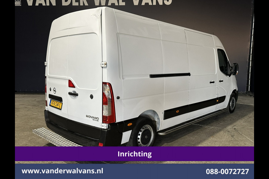 Opel Movano 2.3 CDTI L3H2 *Post NL inrichting* Euro6 Airco | Camera | Navigatie | Cruisecontrol Sidebars, Schappen, 270 graden achterdeuren, bijrijdersbank