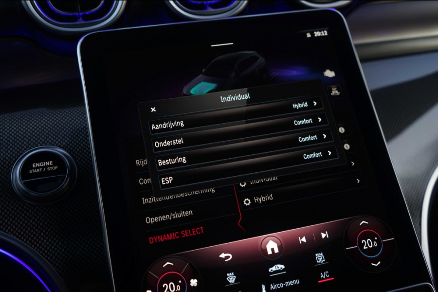 Mercedes-Benz GLC 400e AMG 4Matic 381PK Luchtv/Night/4WB/360/Burm/Memory