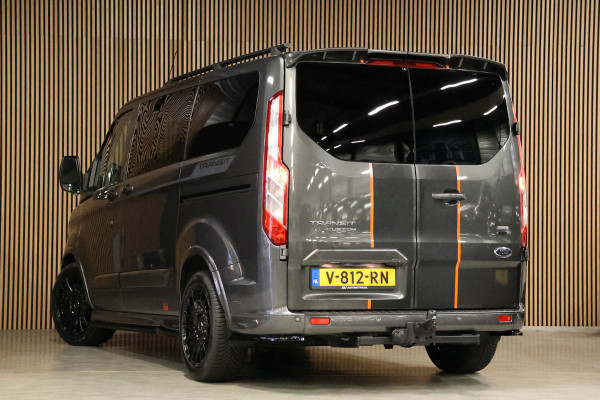 Ford Transit Custom 310 2.0 TDCI Sport DC 170 PK | Navigatie | Camera | CarPlay | Blind Spot | Alarm Klasse 3 | Rijstrooksensor | Trekhaak | L+R Schuifdeur | Maxton spoilerkit | Dubbel cabine | NAP Logisch | NL Auto | Nieuwe APK
