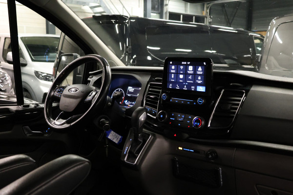 Ford Transit Custom 310 2.0 TDCI Sport DC 170 PK | Navigatie | Camera | CarPlay | Blind Spot | Alarm Klasse 3 | Rijstrooksensor | Trekhaak | L+R Schuifdeur | Maxton spoilerkit | Dubbel cabine | NAP Logisch | NL Auto | Nieuwe APK