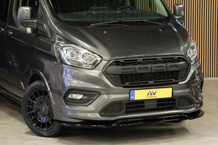 Ford Transit Custom 310 2.0 TDCI Sport DC 170 PK | Navigatie | Camera | CarPlay | Blind Spot | Alarm Klasse 3 | Rijstrooksensor | Trekhaak | L+R Schuifdeur | Maxton spoilerkit | Dubbel cabine | NAP Logisch | NL Auto | Nieuwe APK