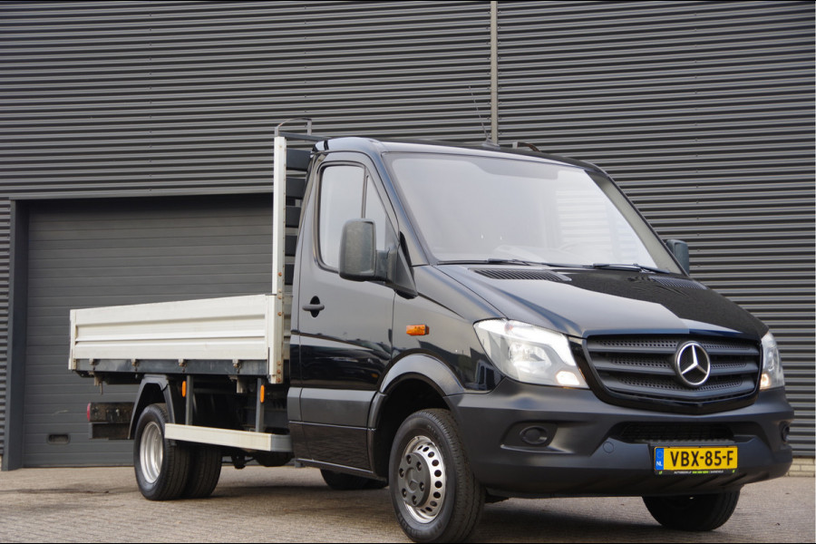 Mercedes-Benz Sprinter 519 3.0 V6 KIPPER 3 ZIJDIG, OPEN LAADBAK, 3.5T TREKHAAK, DUBBELLUCHT, AIRCO, CRUISE, MF STUURWIEL, PICK-UP ,PICKUP