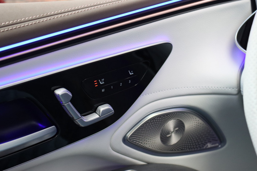 Mercedes-Benz EQS 450+ AMG Line 108 kWh | Hyperscreen | Luchtvering | Achterasbesturing | Distronic | Burmester | Memory | Keyless Go | Warmtepomp | Elek. Zitplaatsen Achter |