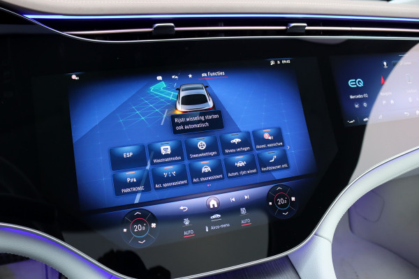 Mercedes-Benz EQS 450+ AMG Line 108 kWh | Hyperscreen | Luchtvering | Achterasbesturing | Distronic | Burmester | Memory | Keyless Go | Warmtepomp | Elek. Zitplaatsen Achter |