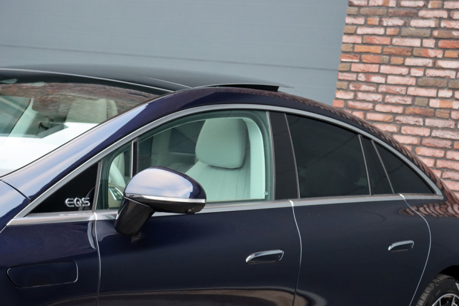 Mercedes-Benz EQS 450+ AMG Line 108 kWh | Hyperscreen | Luchtvering | Achterasbesturing | Distronic | Burmester | Memory | Keyless Go | Warmtepomp | Elek. Zitplaatsen Achter |