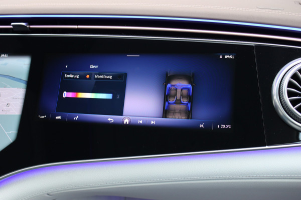 Mercedes-Benz EQS 450+ AMG Line 108 kWh | Hyperscreen | Luchtvering | Achterasbesturing | Distronic | Burmester | Memory | Keyless Go | Warmtepomp | Elek. Zitplaatsen Achter |