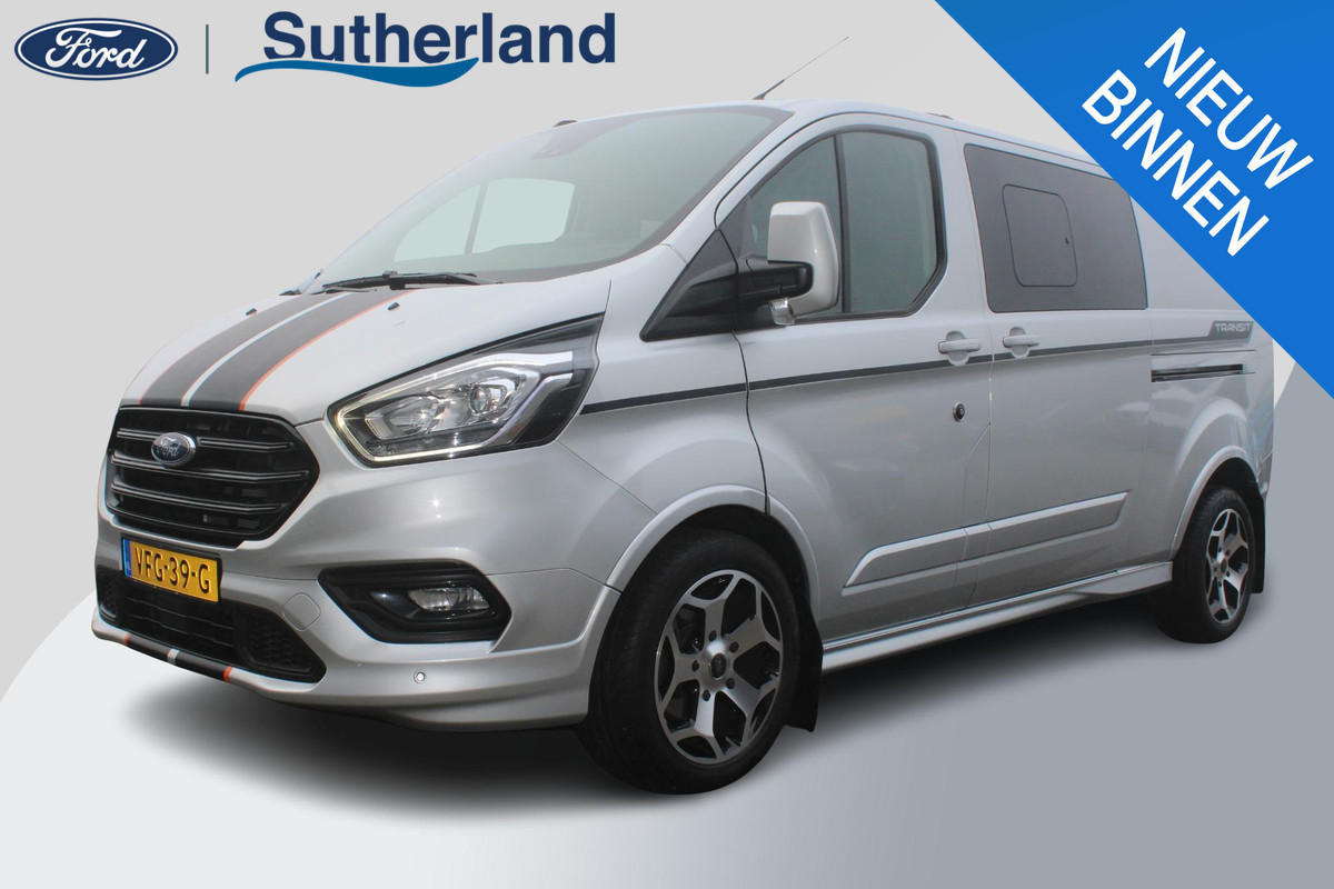 Ford Transit Custom Dubbele Cabine 320 2.0 TDCI L2H1 Sport | Trekhaak | Camera | Winterpack | 18 INCH Lichtmetalen Velgen | Airco | Adaptieve Cruise Control