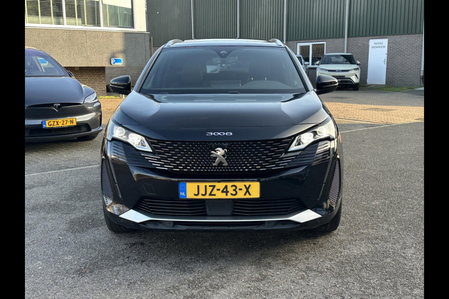 Peugeot 3008 1.6 HYbrid4 300 GT COMPLETE AUTO| PANO| ELEK. ACHTERKLEP| TREKHAAK| ELEK. STOEL + MASSAGE| FOCAL AUDIO| CAMERA ACHTER + VOOR| STOELVERWARMING| ADAP. CRUISE