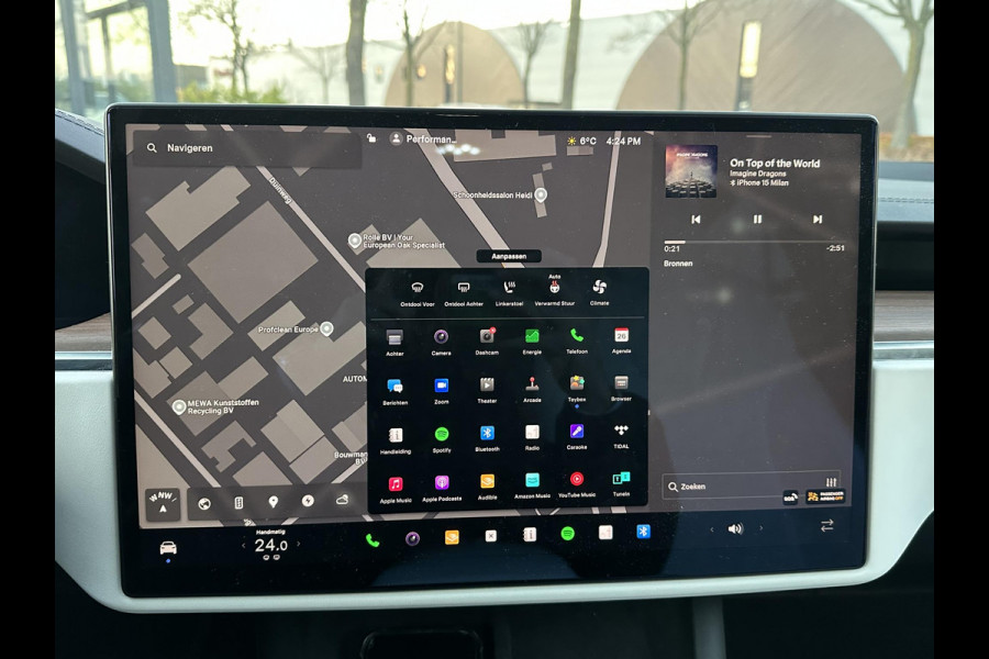 Tesla Model X Dual Motor AWDrive 6p. 100 kWh ENHANCHED AUTOPILOT|UNIEK GAMING PLAYSTATION| 6 VERWARMDE STOELEN| TESLA GARANTIE t/m 02-2029/100.000km accu en aandrijflijn t/m 03-2032/240.000km