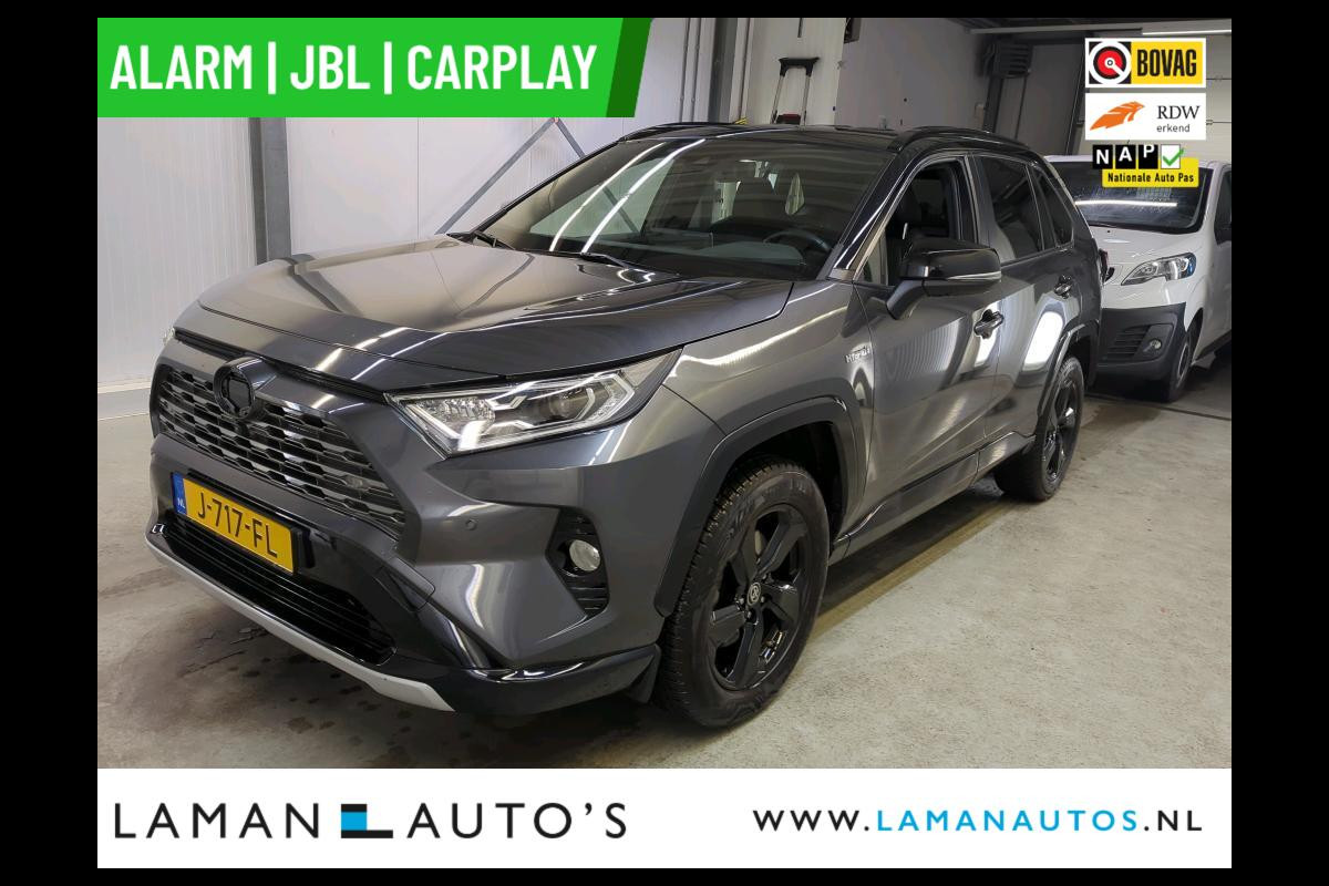 Toyota RAV4 2.5 Hybrid 218pk Bi-Tone | Innovation Alarm JBL CarPlay Halfleder ECC Nav 18" LMV ACC Camera Metallic | Hybrid Voorschoten