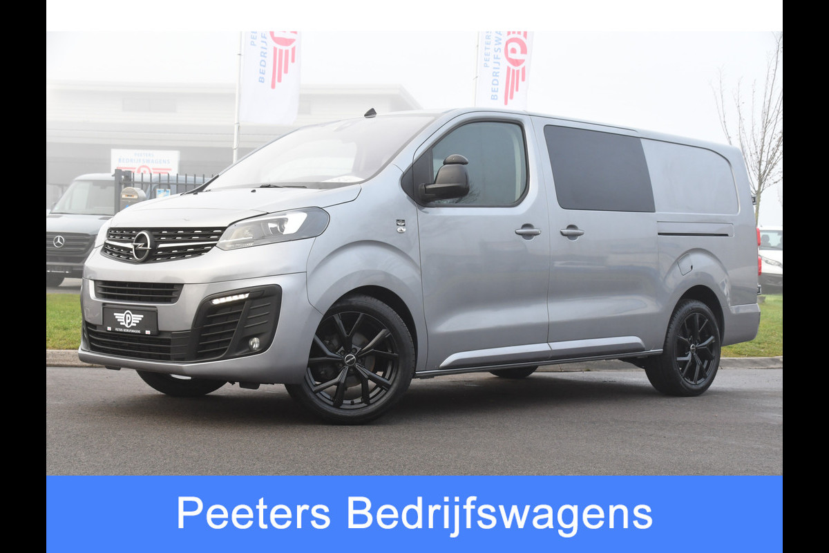 Opel Vivaro 2.0 BlueHDi 180 L3 DC PB Edition Camera, Cruise, Carplay, 177pk, Automaat, Dubbele deur, Multimedia, LED, Uniek!