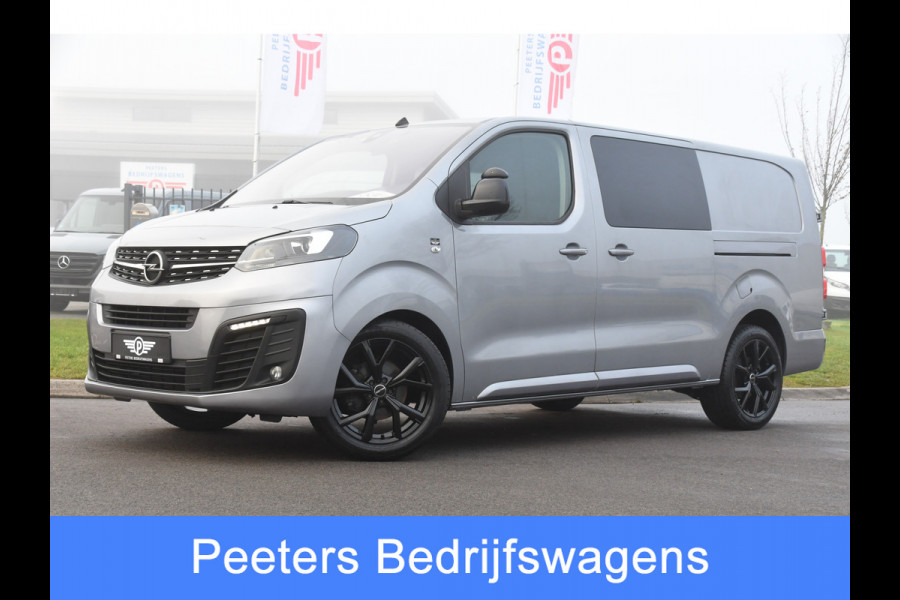 Opel Vivaro 2.0 BlueHDi 180 L3 DC PB Edition Camera, Cruise, Carplay, 177pk, Automaat, Dubbele deur, Multimedia, LED, Uniek!