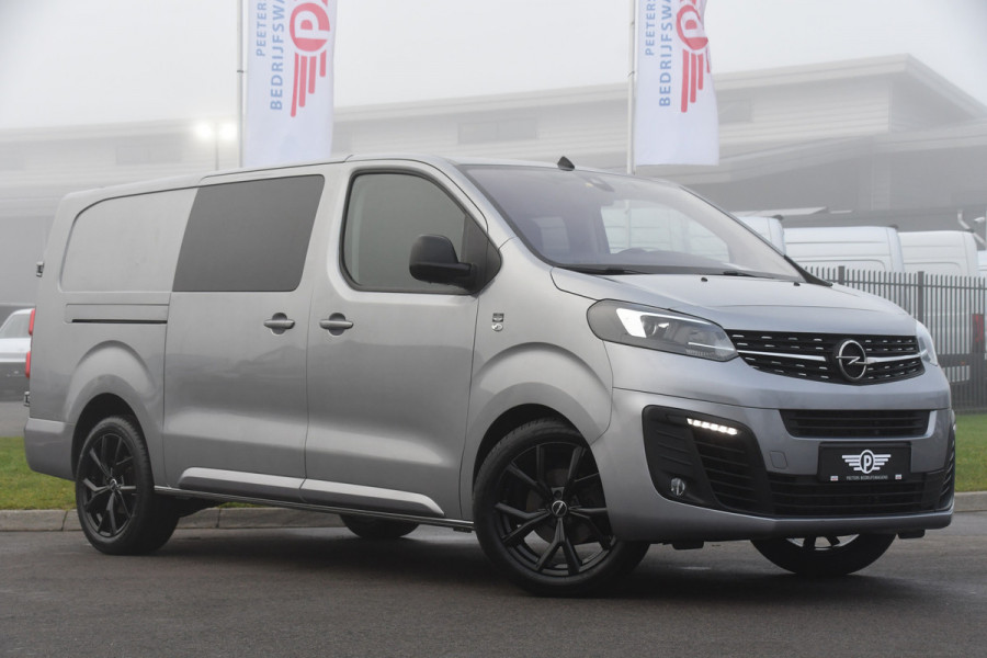 Opel Vivaro 2.0 BlueHDi 180 L3 DC PB Edition Camera, Cruise, Carplay, 177pk, Automaat, Dubbele deur, Multimedia, LED, Uniek!