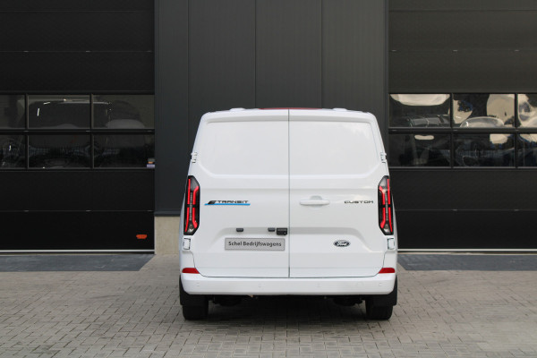 Ford E-Transit Custom 340 L2H1 Limited 65 kWh 218pk - 2x Schuif - LED - 360 Camera - B&O - ACC - Navi - Stoel/Stuurverwarming - Rijklaar