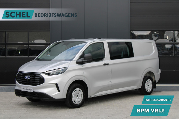 Ford Transit Custom 320 2.0 TDCI L2H1 Trend DC 136pk - 5 zits - Elek Trekhaak - LED - Stoelverwarming - Carplay/Android - Rijklaar