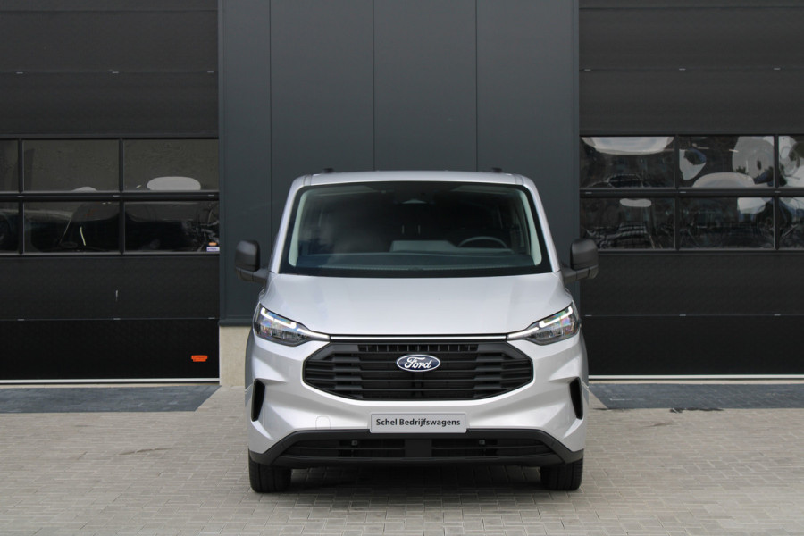 Ford Transit Custom 320 2.0 TDCI L2H1 Trend DC 136pk - 5 zits - Elek Trekhaak - LED - Stoelverwarming - Carplay/Android - Rijklaar