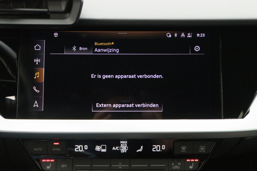 Audi A3 Sportback 45 TFSI e S edition Competition Virtual Cockpit, Standkachel, Cruise, Navigatie, Bluetooth, Climate, PDC, 19''