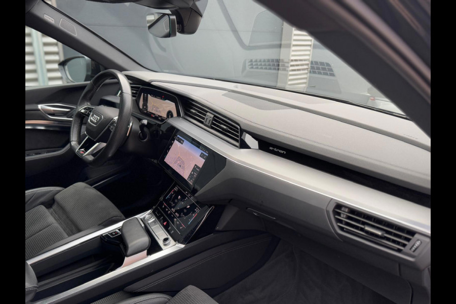 Audi e-tron E-tron 55 quattro advanced 95 kWh S-LINE, panoramadak,21 inch, 2 e eigenaar, nl auto met nationale auto pas