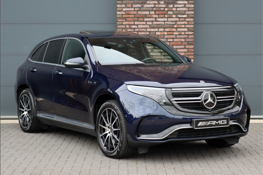 Mercedes-Benz EQC 400 4MATIC AMG Line 80 kWh | ex BTW € 36.500,- | Schuifdak | Distronic+ | Memory | Verwarmd Stuurwiel | Surround Camera | Leder | Keyless Go | Augmented Reality | Voorklimatisering |