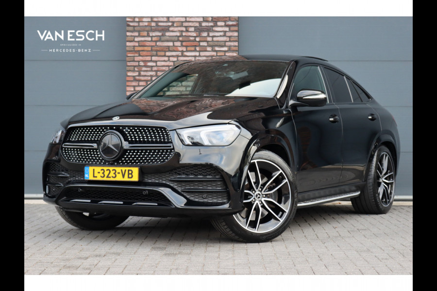 Mercedes-Benz GLE Coupé 350 d 4MATIC AMG Line | Luchtvering | Burmester | Panoramadak | Trekhaak | Surround Camera | Dodehoekassistent | Multibeam LED | Bekerhouder verwarmd |
