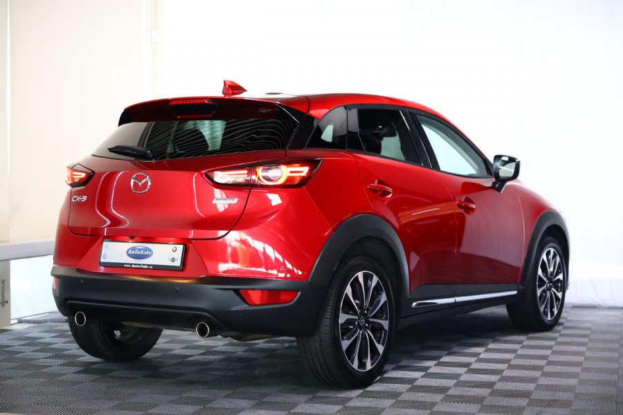 Mazda CX-3 2.0 SkyActiv-G 120 GT-M AUT HUD NAV LEDER CAM XENON STOELVW '18