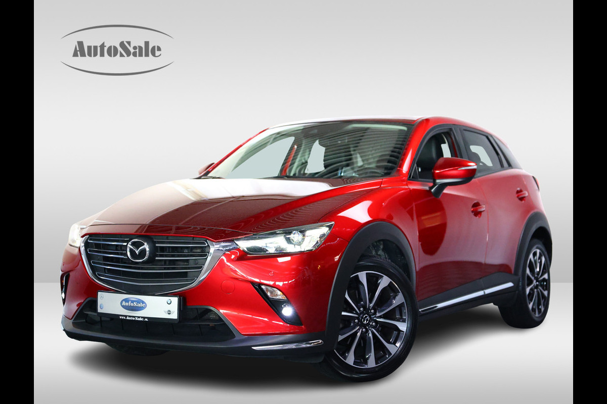 Mazda CX-3 2.0 SkyActiv-G 120 GT-M AUT HUD NAV LEDER CAM XENON STOELVW '18