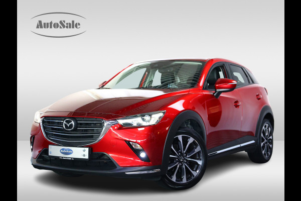 Mazda CX-3 2.0 SkyActiv-G 120 GT-M AUT HUD NAV LEDER CAM XENON STOELVW '18