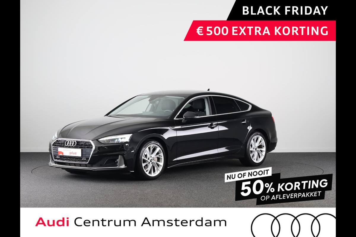 Audi A5 Sportback 40 TFSI Advanced Edition 204pk | Sportstoelen | Matrix LED koplampen | 18 inch lichtmetalen velgen | Voorstoelen met massage functie