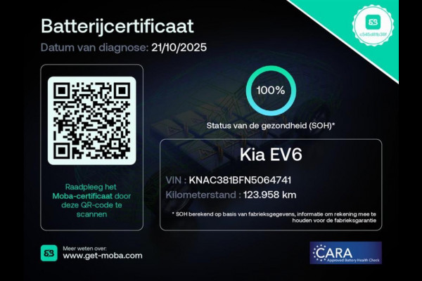 Kia Ev6 Aut. Plus Edition | 100% SOH | Leder | LED | Navi | Camera |