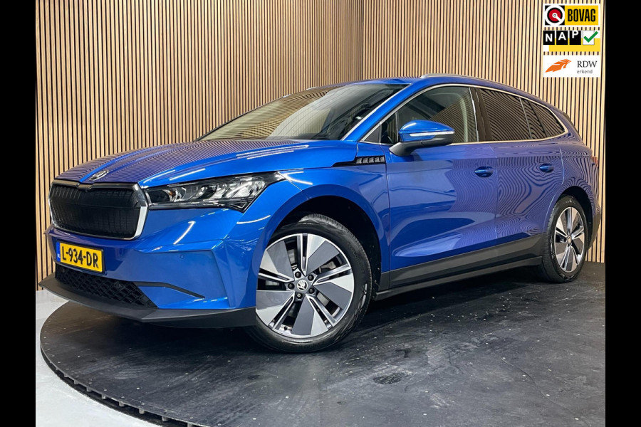 Škoda ENYAQ iV 80|GROTE ACCU|VOLLEDER|CARPLAY|CAMERA|NAVI|STUURVERWARMING|NL-AUTO|NAP|1e EIG|INCL.BTW|