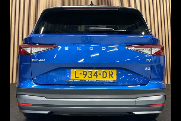 Škoda ENYAQ iV 80|GROTE ACCU|VOLLEDER|CARPLAY|CAMERA|NAVI|STUURVERWARMING|NL-AUTO|NAP|1e EIG|INCL.BTW|