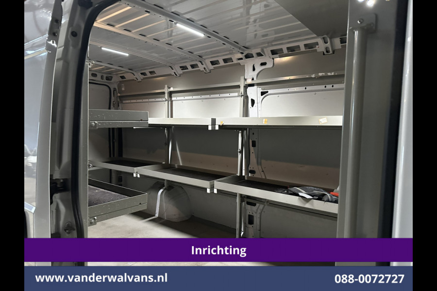 Fiat Ducato 3.0 NP 136pk L4H2 Post NL inrichting Euro6 Airco | Camera | Sidebars | 270 graden achterdeuren, schappen, doorloopdeur