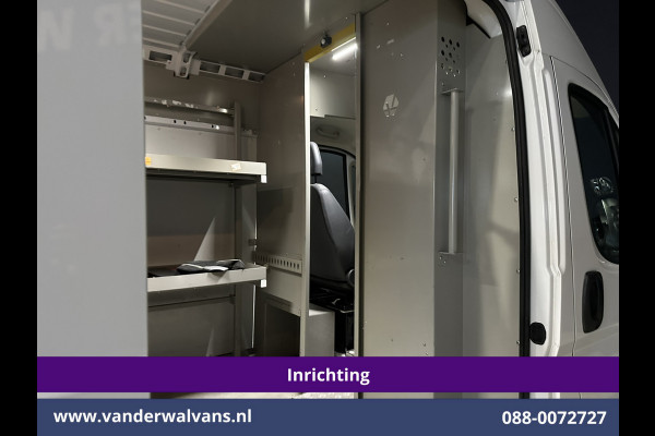 Fiat Ducato 3.0 NP 136pk L4H2 Post NL inrichting Euro6 Airco | Camera | Sidebars | 270 graden achterdeuren, schappen, doorloopdeur