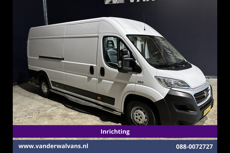 Fiat Ducato 3.0 NP 136pk L4H2 Post NL inrichting Euro6 Airco | Camera | Sidebars | 270 graden achterdeuren, schappen, doorloopdeur