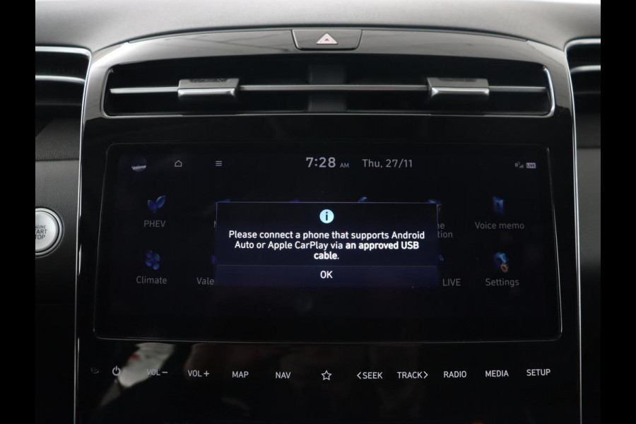 Hyundai Tucson 1.6 T-GDI PHEV Premium Sky 4WD | Panoramadak | Stoelventilatie | Leder | 360 Camera | Adaptive cruise | Carplay | Achterbankverwarming | Navigatie | Keyless | Full LED | Memory | Plug In