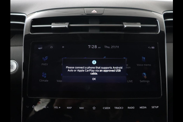 Hyundai Tucson 1.6 T-GDI PHEV Premium Sky 4WD | Panoramadak | Stoelventilatie | Leder | 360 Camera | Adaptive cruise | Carplay | Achterbankverwarming | Navigatie | Keyless | Full LED | Memory | Plug In