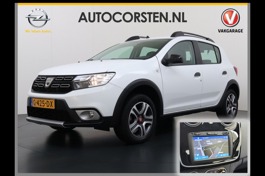 Dacia Sandero 0.9TCe 90PK Navi Ecc Pdc Apple Carplay Android Auto Cruise Control Tech Road Bluetooth Lmv 16" DAB+ 1e Eigenaar Origineel Nederlandse Auto