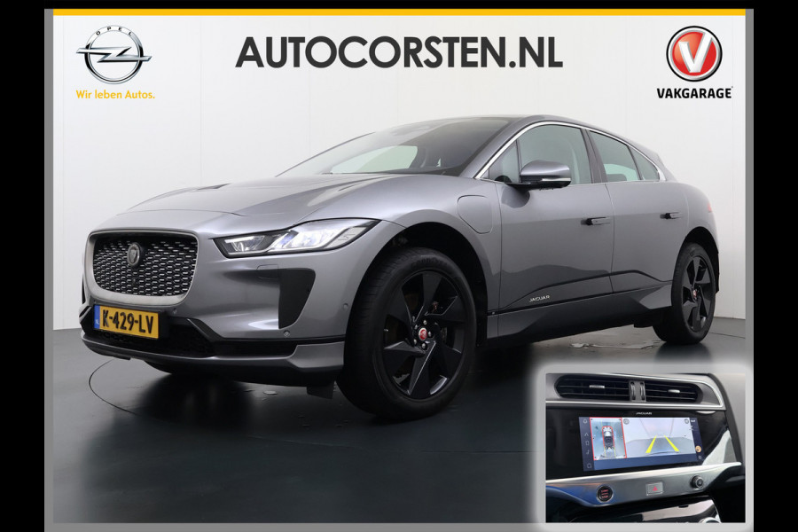Jaguar I-PACE EV400-pk AWD 90kWh Leer 360°Camera Business Edition S Meridian®-Audio Stoel+Stuurverwarming Navi Ecc Apple Carplay Android Auto  Voorruitverwarming DAB+ Led Verkeersbord detectie Rijstrooksensor Wifi SOH 89% Origineel Nederlandse Auto Nieuwprijs  €72.475,-